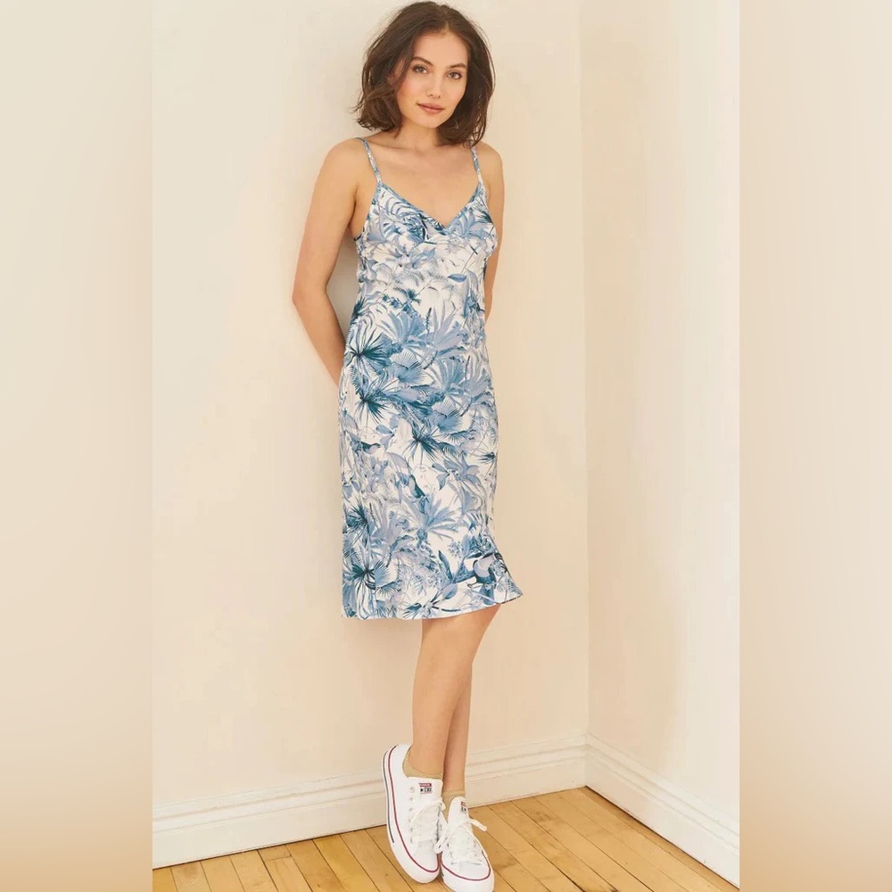 Only Hearts Tropical Lazy Mayzie Bias Slip Dress